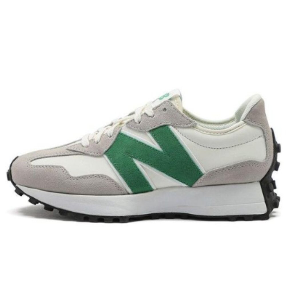 New: Women's New Balance 327 White Green
